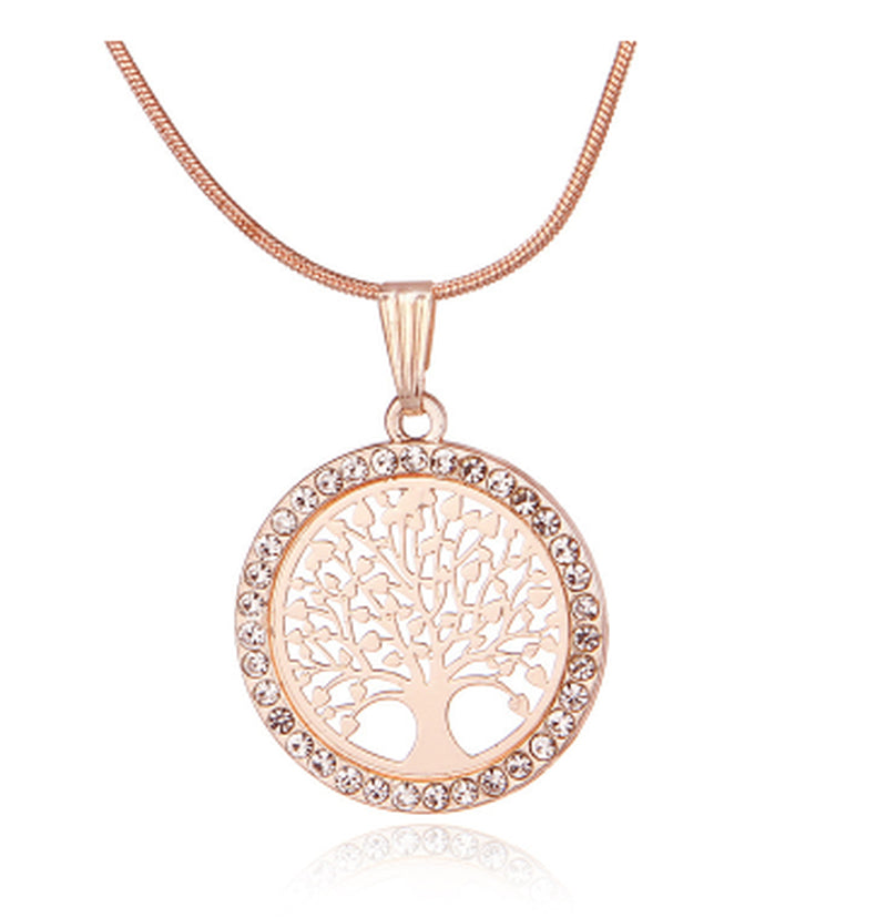 Asgard Crafted Celtic Tree of Life Ladies Pendant with Cubic Zirconia